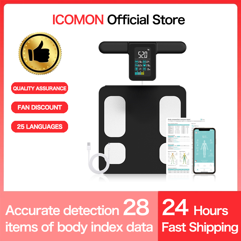 Digital Body Weight Scale - Smart 8 Elektroda Skala Berat Badan