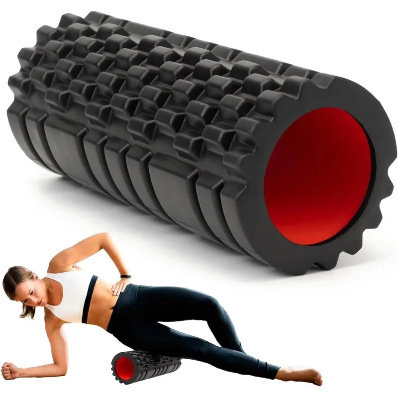 Foam Roller Trigger Point - Rol Yoga Busa EVA, Tongkat Pijat