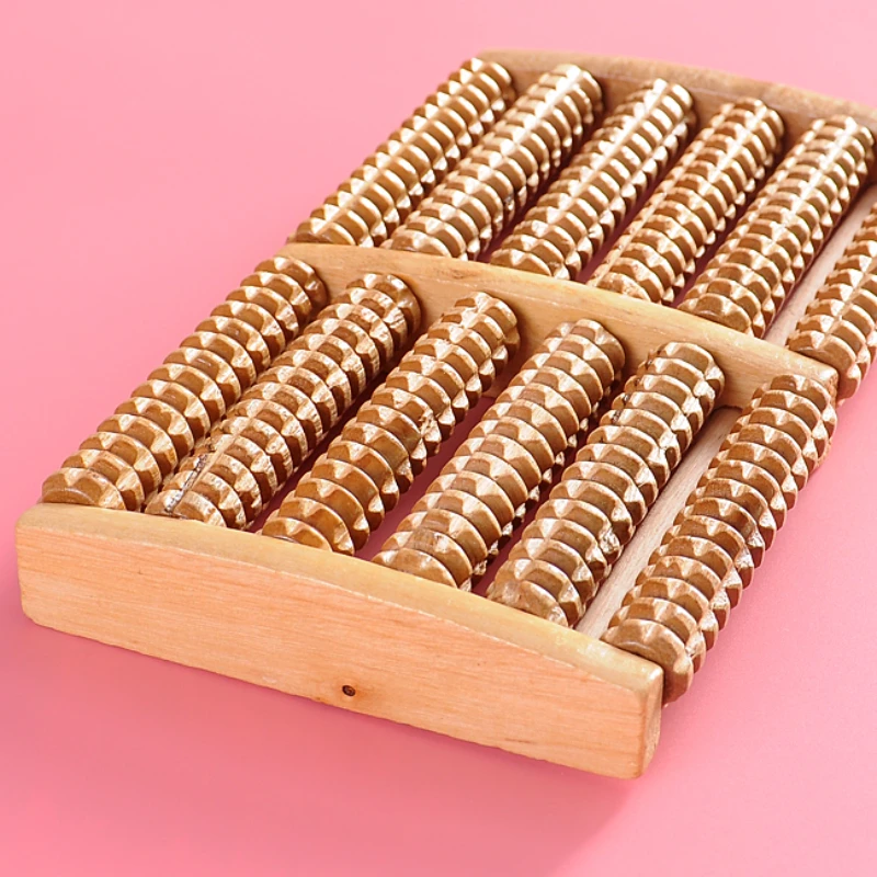 Reflexology Foot Roller - Alat pijat kaki 6 baris, alat