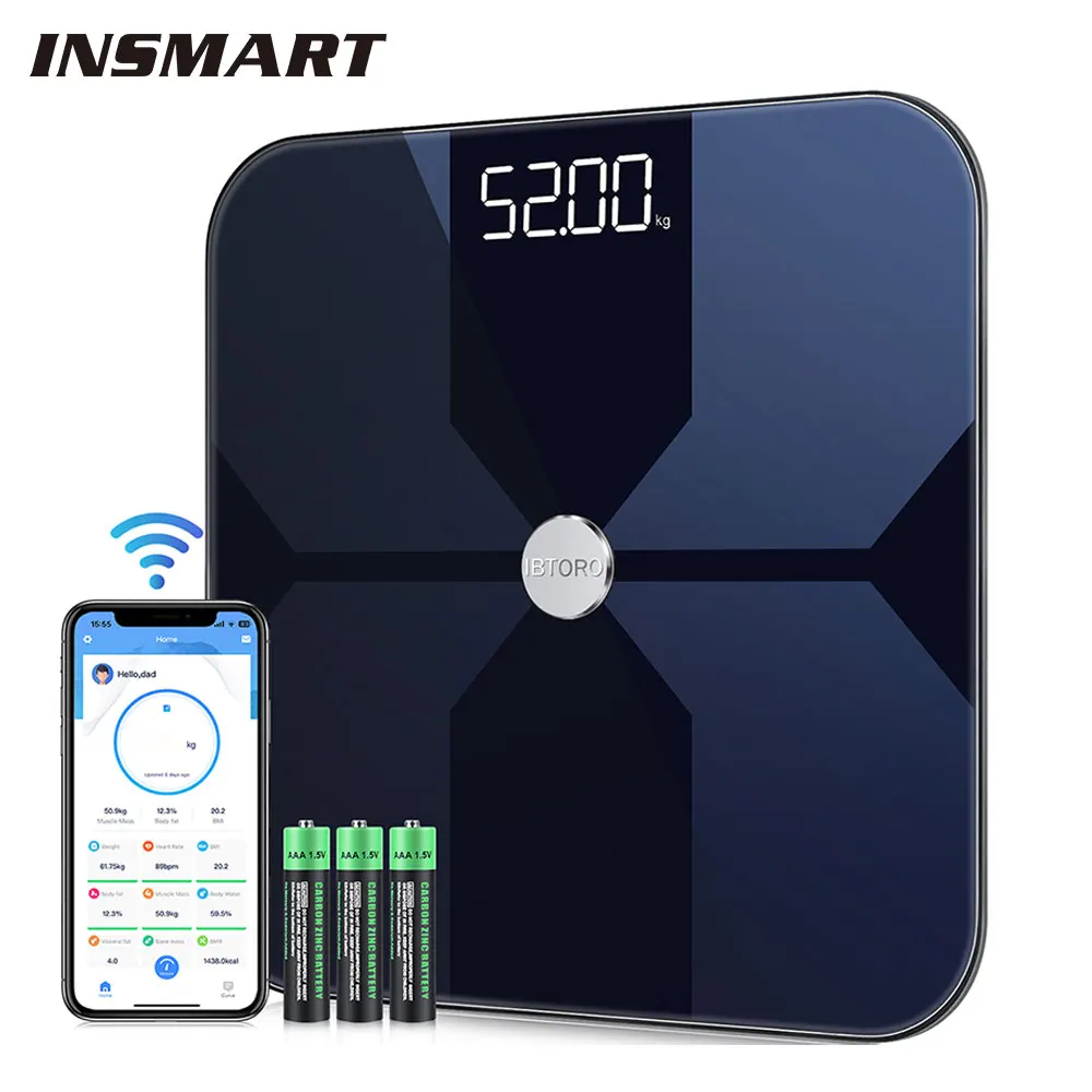Digital Body Weight Scale - Skala Lemak Tubuh Wifi Rumah Presisi