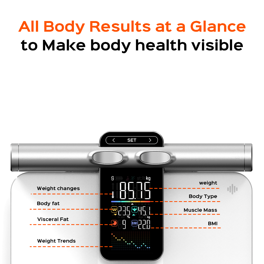 2025 Baru Fungsi Pengukuran Of - Digital Body Weight Scale ulasan dan harga