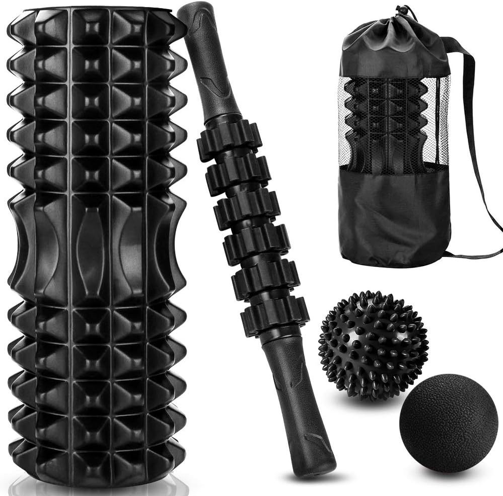 Bola pijat rol busa 5 dalam 1  - Foam Roller Trigger Point ulasan dan harga