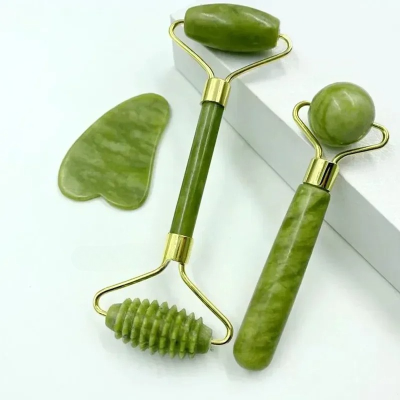 Roller pijat batu giok alami,  - Reflexology Foot Roller ulasan dan harga