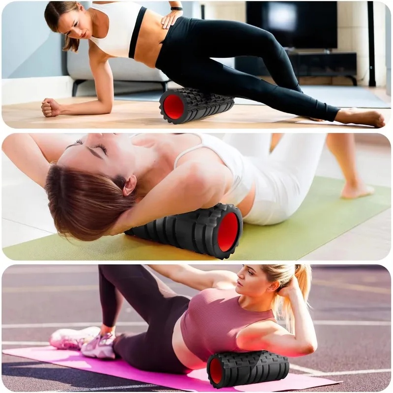 Rol Yoga Busa EVA, Tongkat Pij - Foam Roller Trigger Point ulasan dan harga