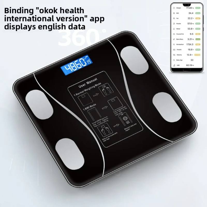 Timbangan Lemak Tubuh Pintar M - Digital Body Weight Scale ulasan dan harga