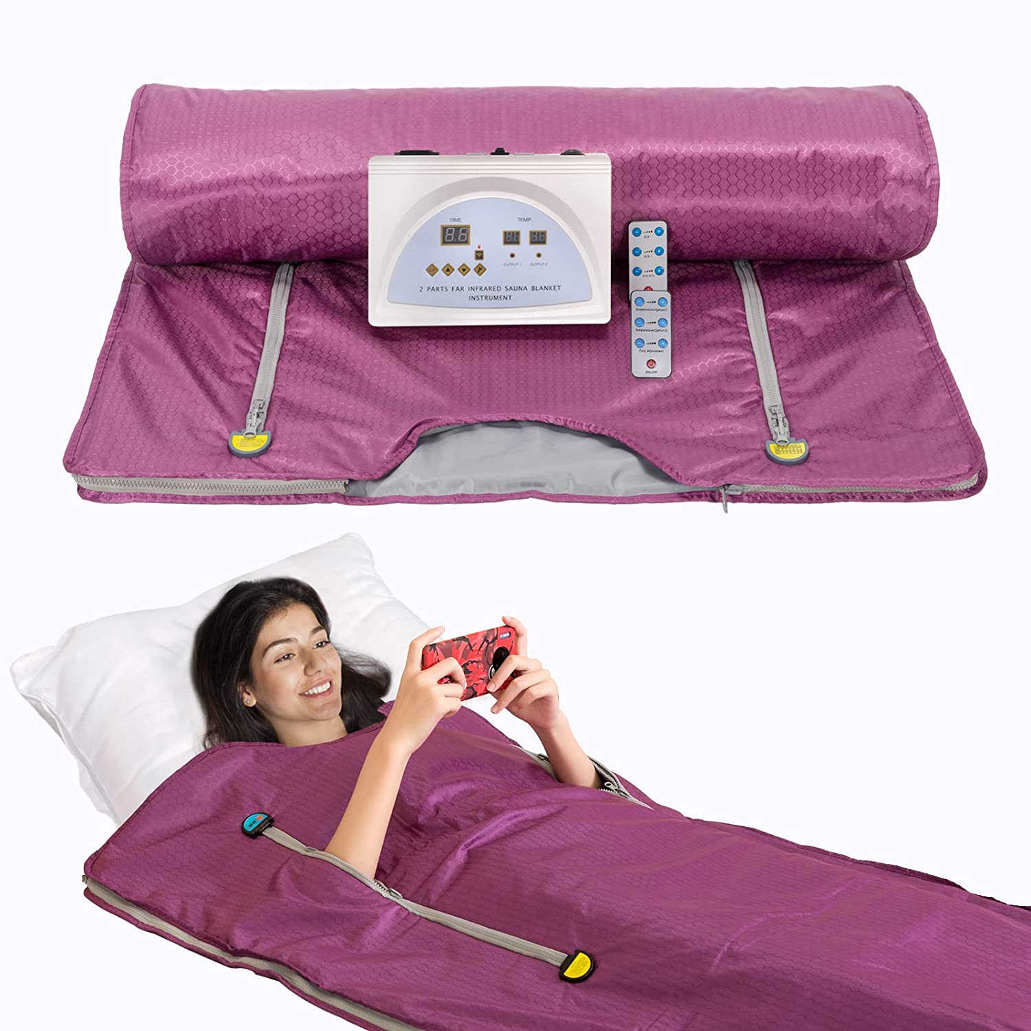 Selimut Sauna Dengan Lengan, S - Sauna Blanket Infrared ulasan dan harga