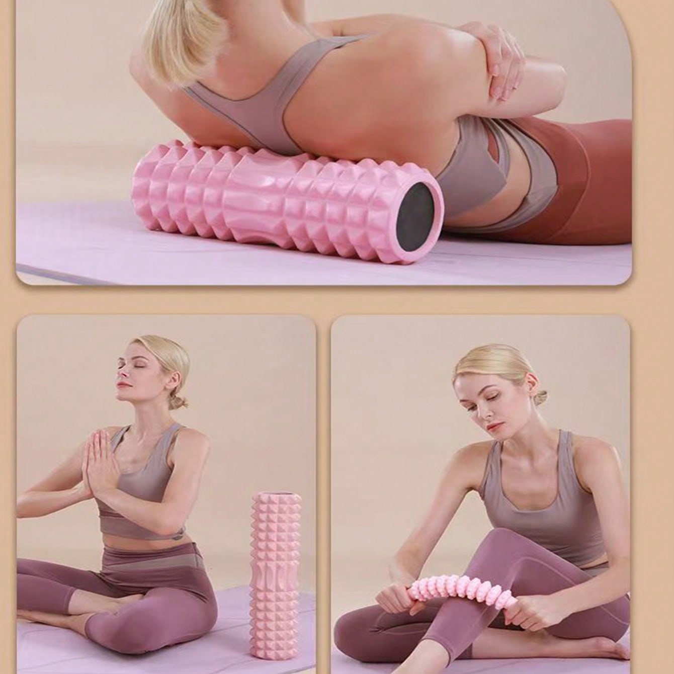 Roller Busa 45*13cm - Alat Pij - Foam Roller Trigger Point ulasan dan harga